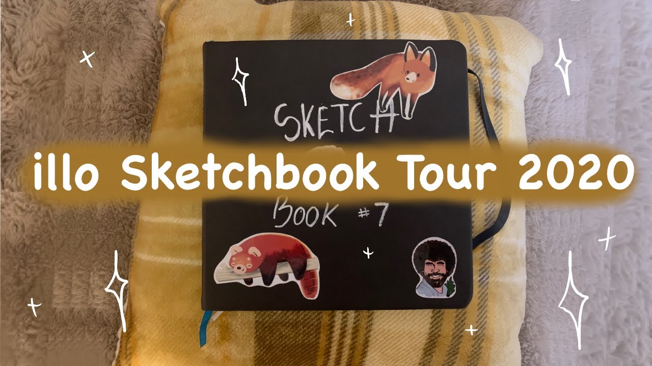 ТУР ПО СКЕТЧБУКУ #7 // illo Sketchbook 2020 // EmilyArts