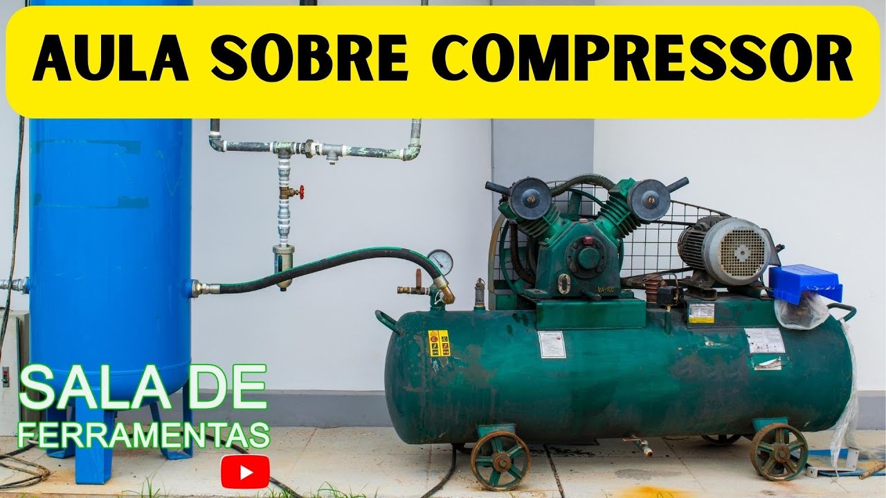Básico Sobre Compressores de Ar, video de treinamento inicial sobre compressores de pistão.