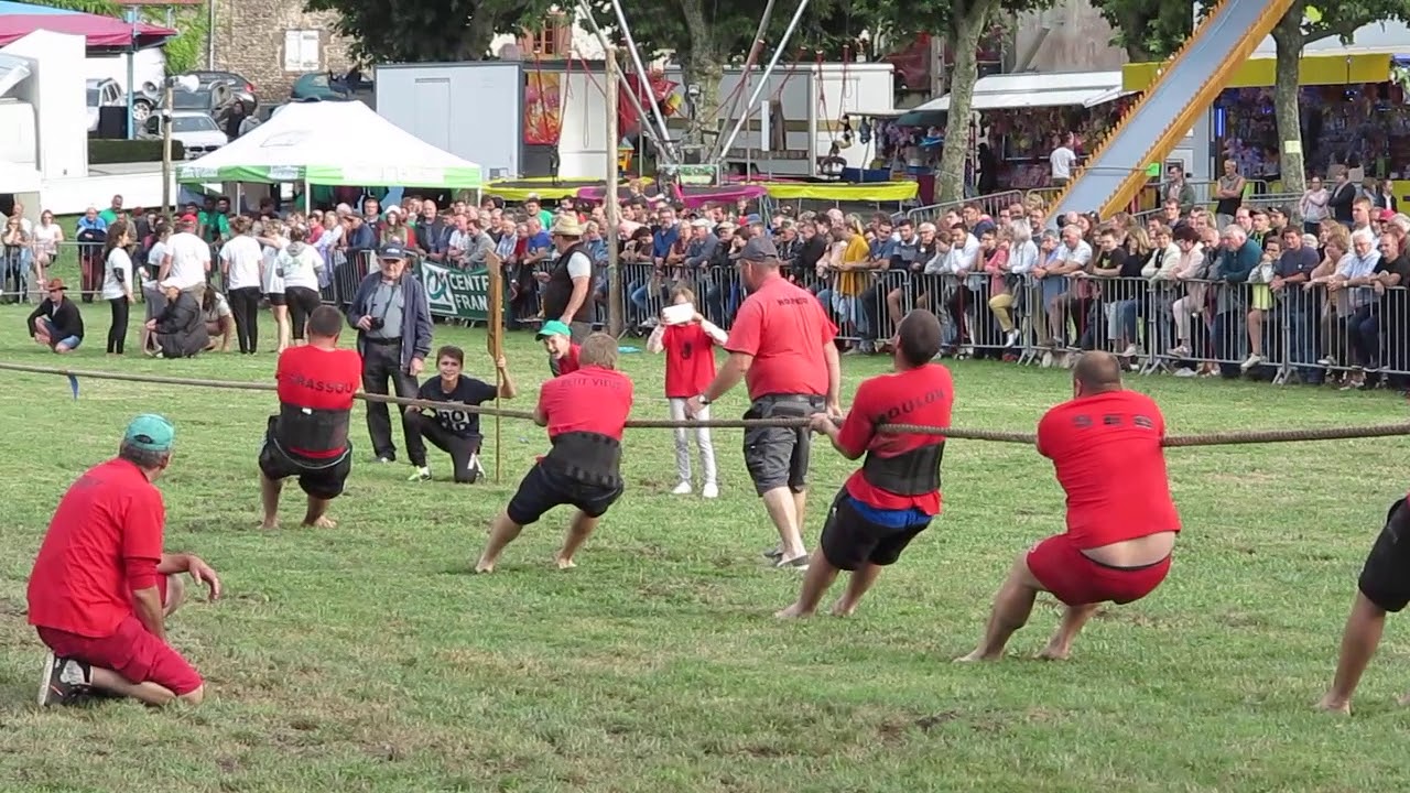 championnat départemental de tir à la corde à Arfeuilles