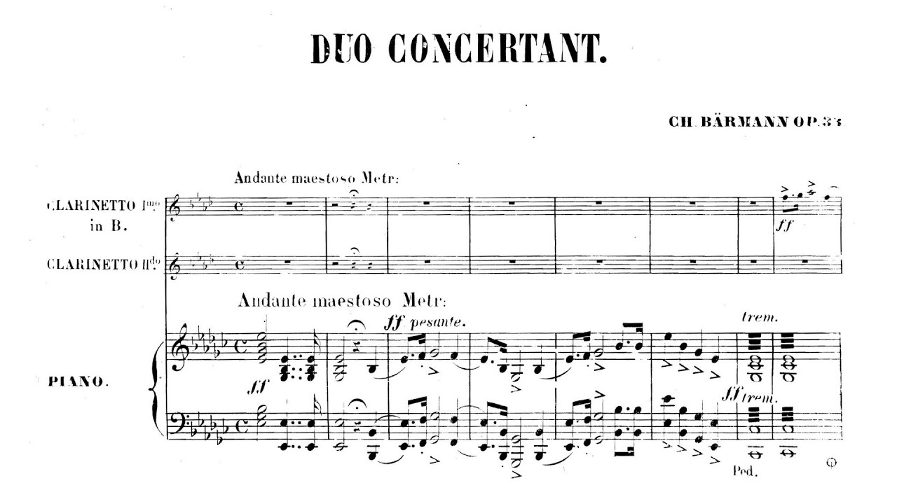 Carl Baermann – Duo Concertant