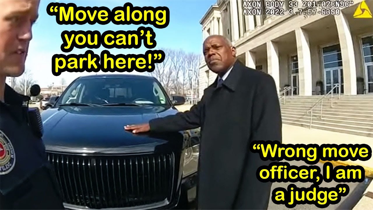 Racist Cop Blocks Black Judge From Entering His Parking Lot — Minutes Later, He Regrets Everything