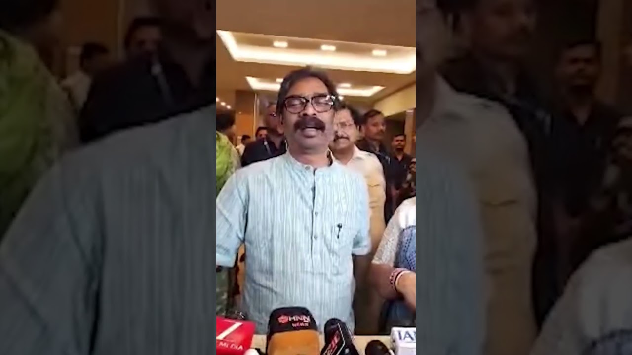 CM Hemant Soren speaking on Women's Reservation Bill in Ranchi, Jharkhand. #shorts #hemantsoren