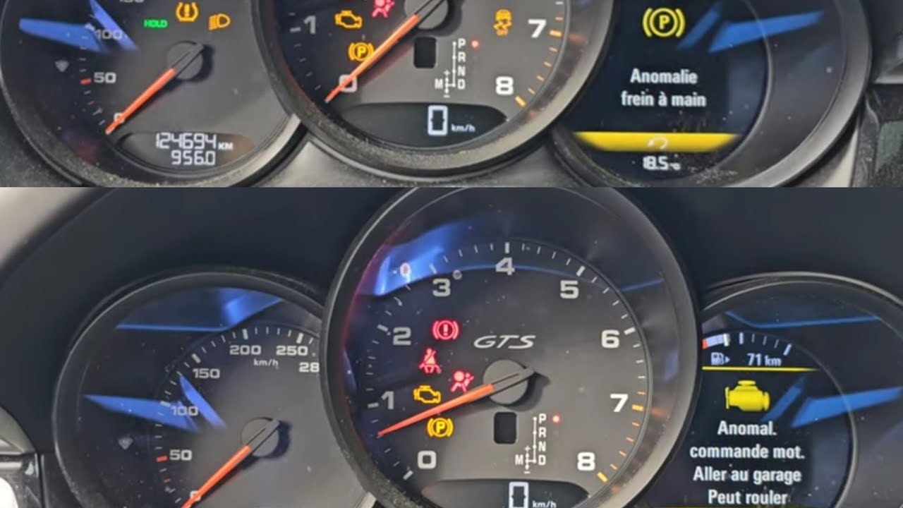 Défaut Moteur et Frein de Parking Porsche Macan GTS