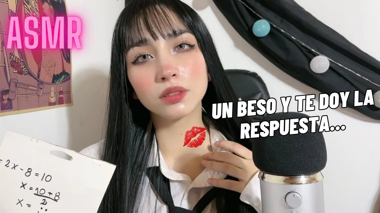 Si me das un BESO, te ayudaré…😈 Tu CHICA MALA | ASMR Roleplay