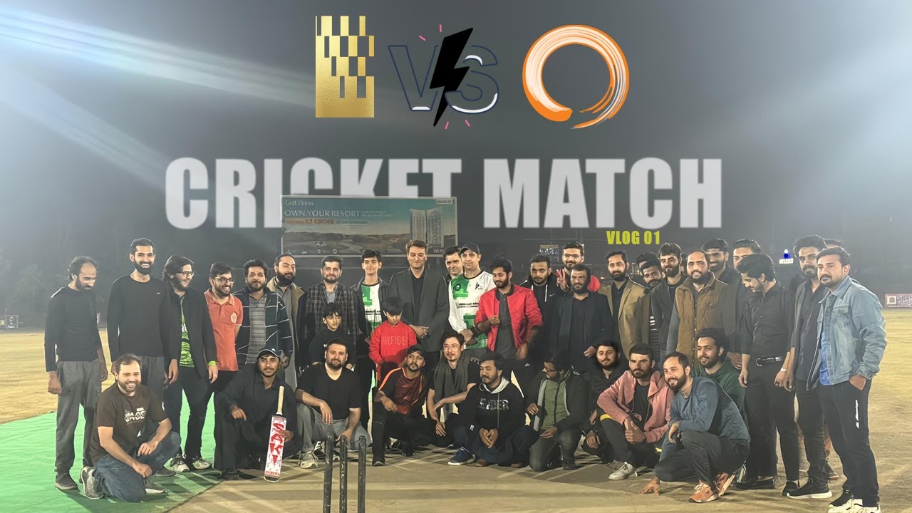 Cricket Match | Circle Marketing  vs  Jamshaid Khan Architects & Associates | VLOG 1