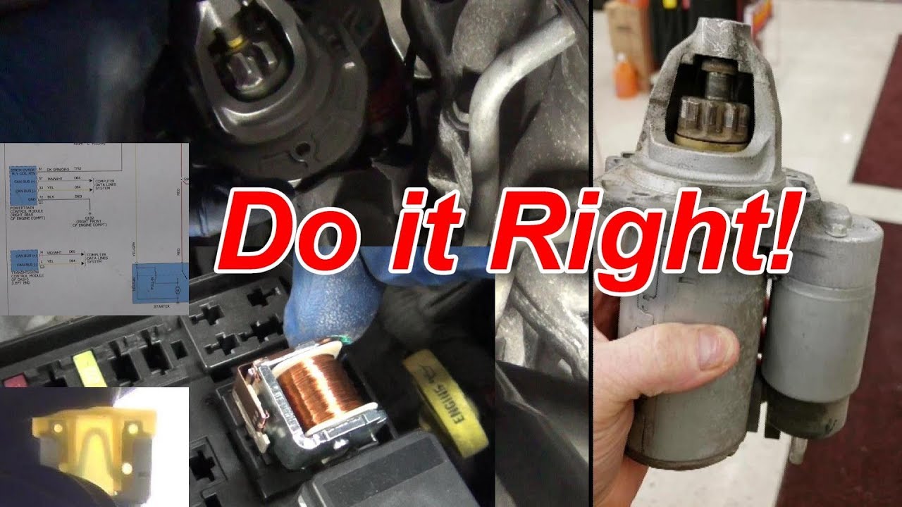 Everything You Need to Know to Replace a Starter Motor on Anything  Dodge Charger Example