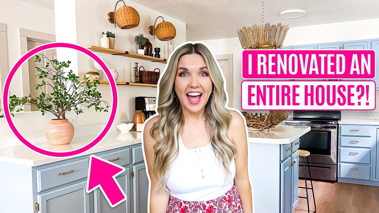 Watch Me Renovate My ENTIRE House in a year!