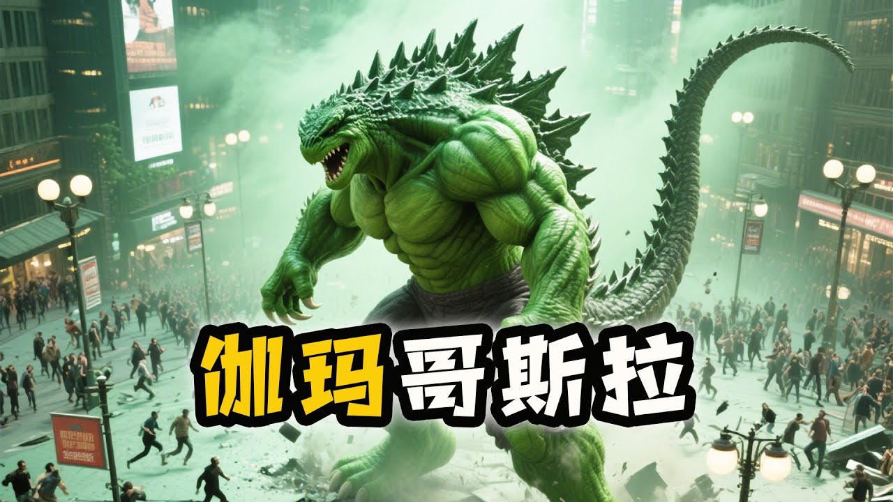 [哥斯拉大戰浩克] 哥斯拉吸收浩克血液，黑朵拉融合眾多怪獸基因