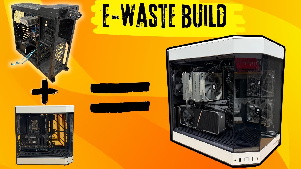 Building My Streaming PC from 2 TRASHED Computers