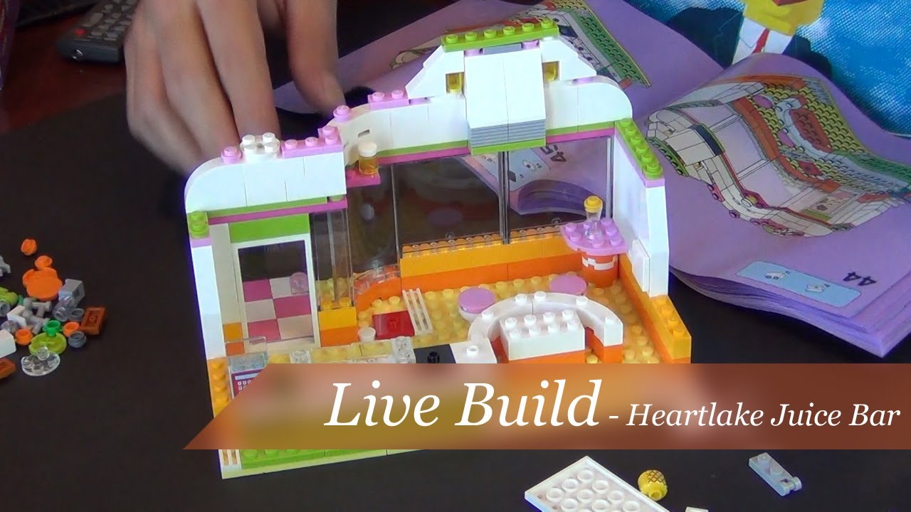 Live Build - Lego Friends Heartlake Juice Bar Set #41035