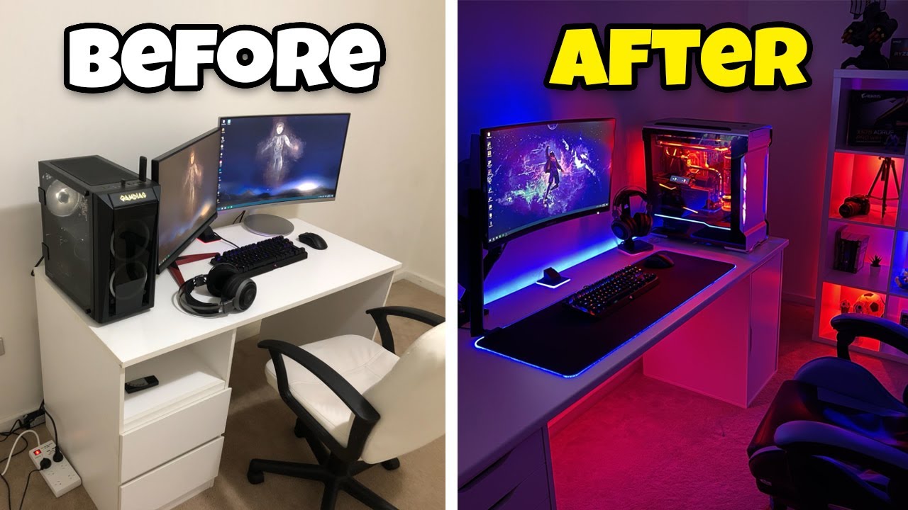 Transforming My Room To My Dream Setup Room!