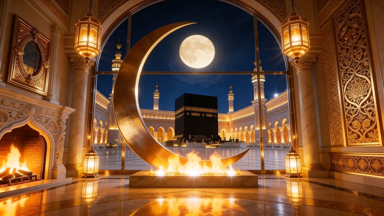 🌙 Ramadan Kareem Live 🌙 Peaceful Islamic Night | Kaaba, Quran Recitation, Dua & Spiritual Relaxation