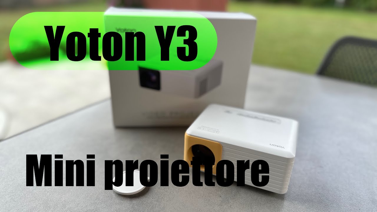 Il mini video proiettore per tutta la famiglia! Recensione Yoton Y3