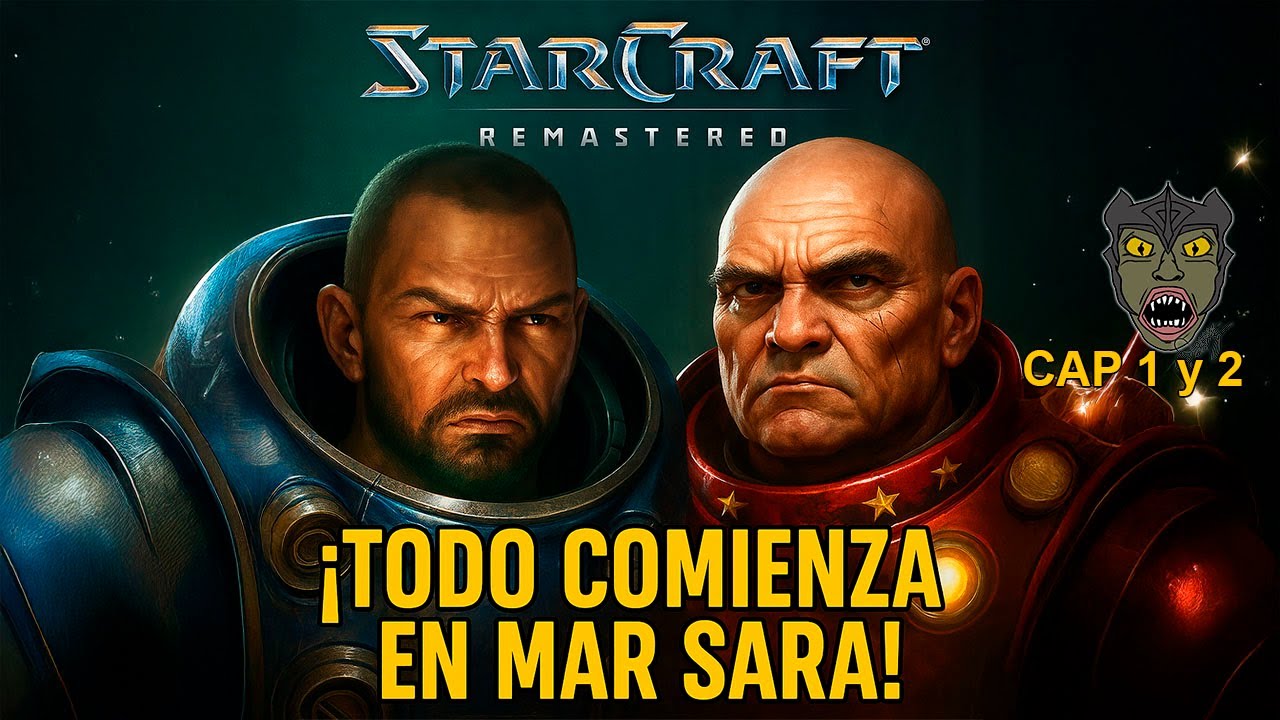 🛰️ ¡Todo comienza en Mar Sara! Raynor entra en escena | Historia StarCraft - Tutorial y Cap. 1👨‍✈️⚙️