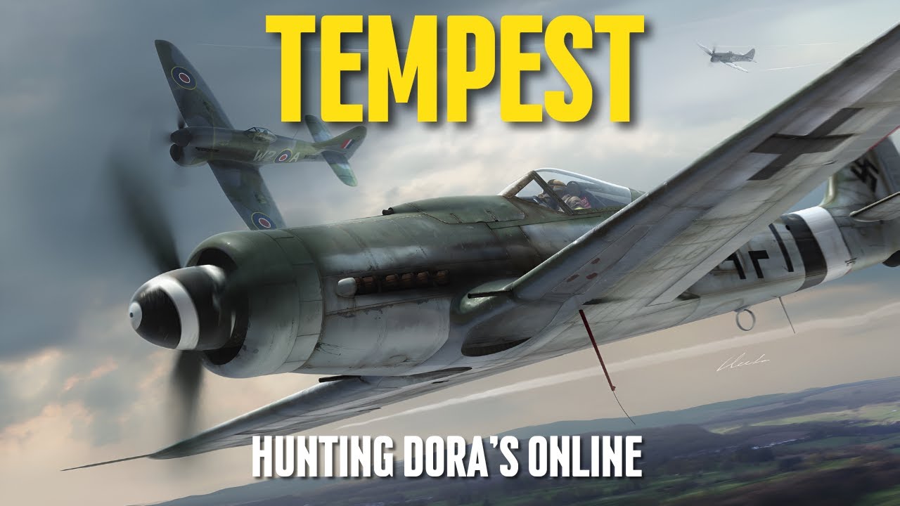 Hawker Tempest VS Fw190D9 | Multiplayer Online | 4K Cinematic