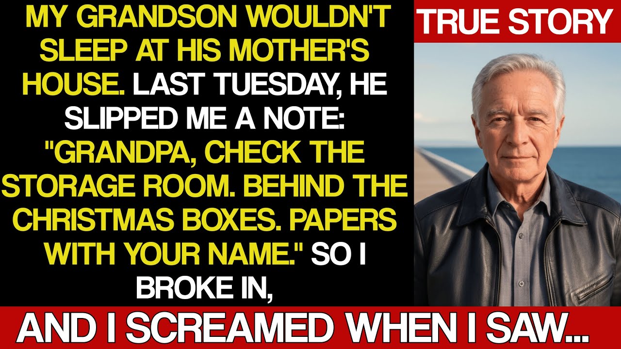 My Grandson Wouldn't Sleep at Home. 