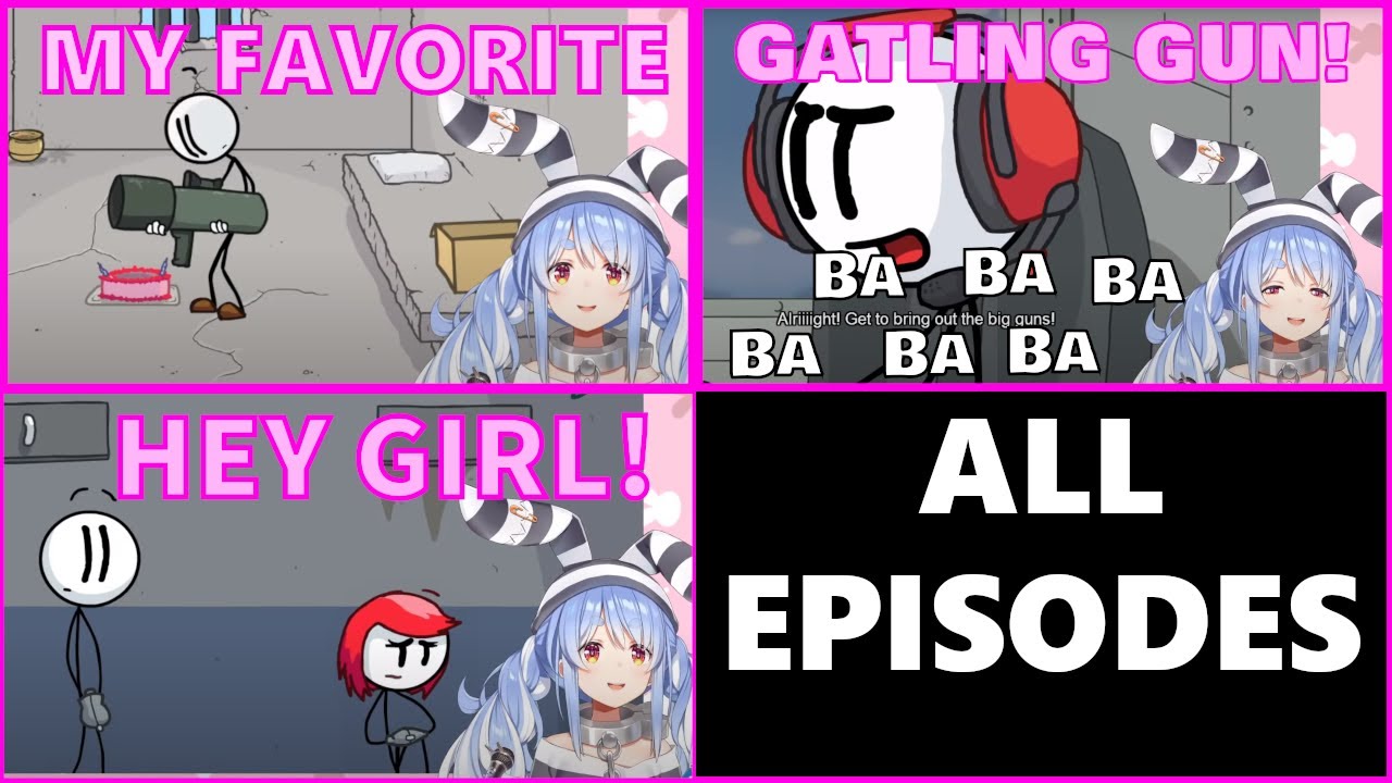 The Pekora Stickmin Experience (All Episodes)[Hololive]