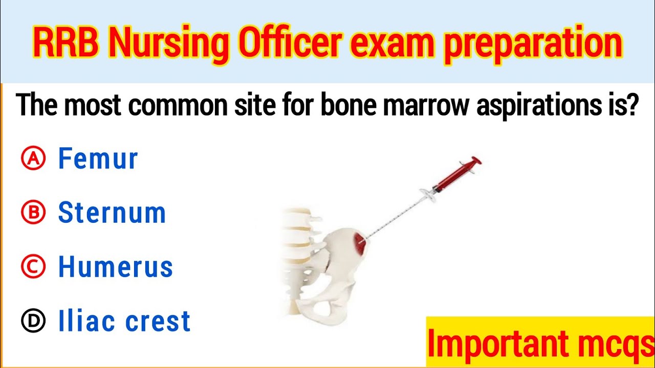 RRB Nursing Officer exam 2024-25 | RRB Nursing Officer mcq |  Nursing officer mcq | nursing mcq