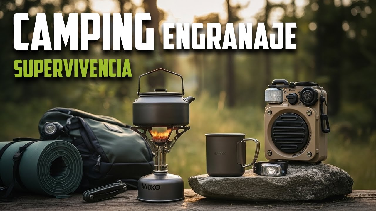 20 Equipos Esenciales de Supervivencia para Acampar que Todo Aventurero Necesita