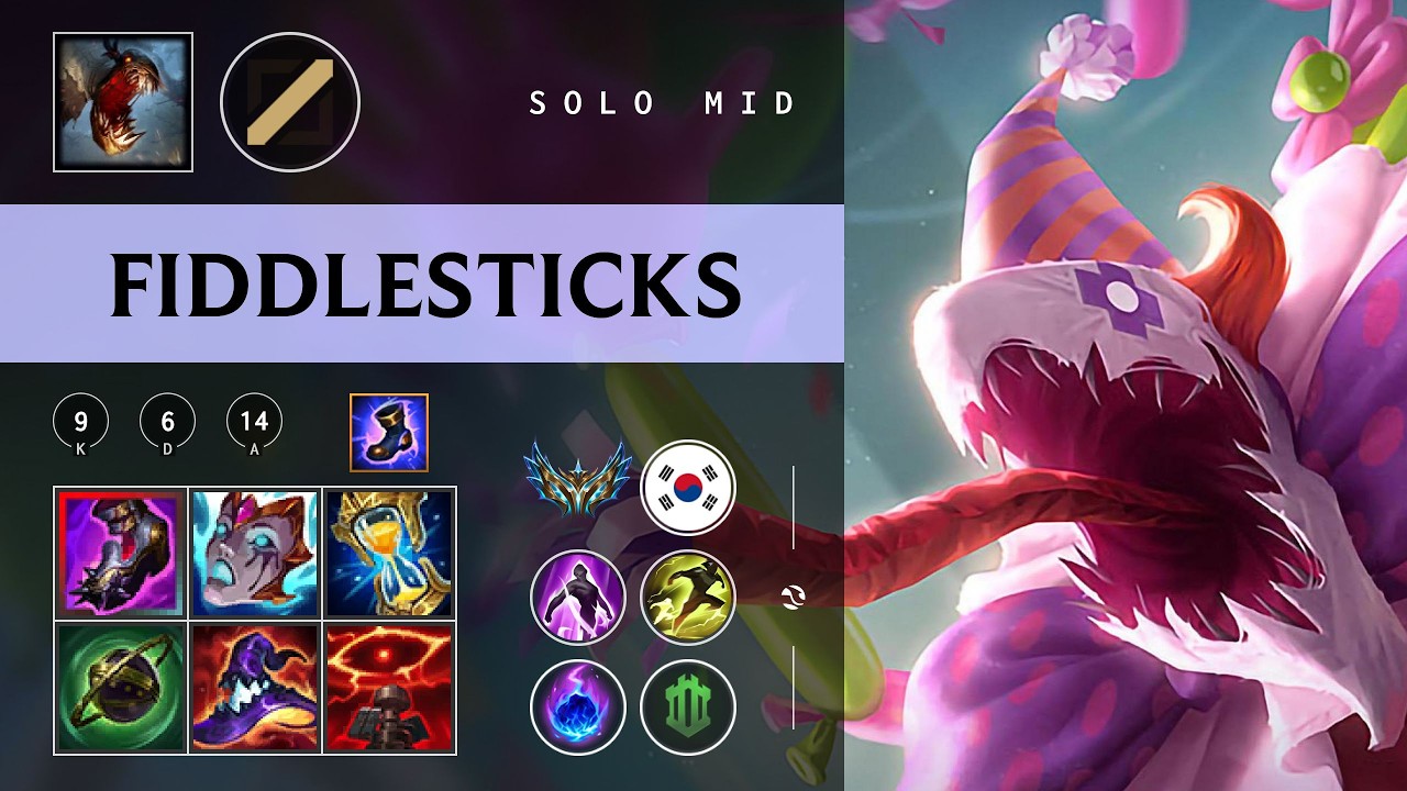Fiddlesticks Mid vs Galio - KR Challenger Patch 26.04