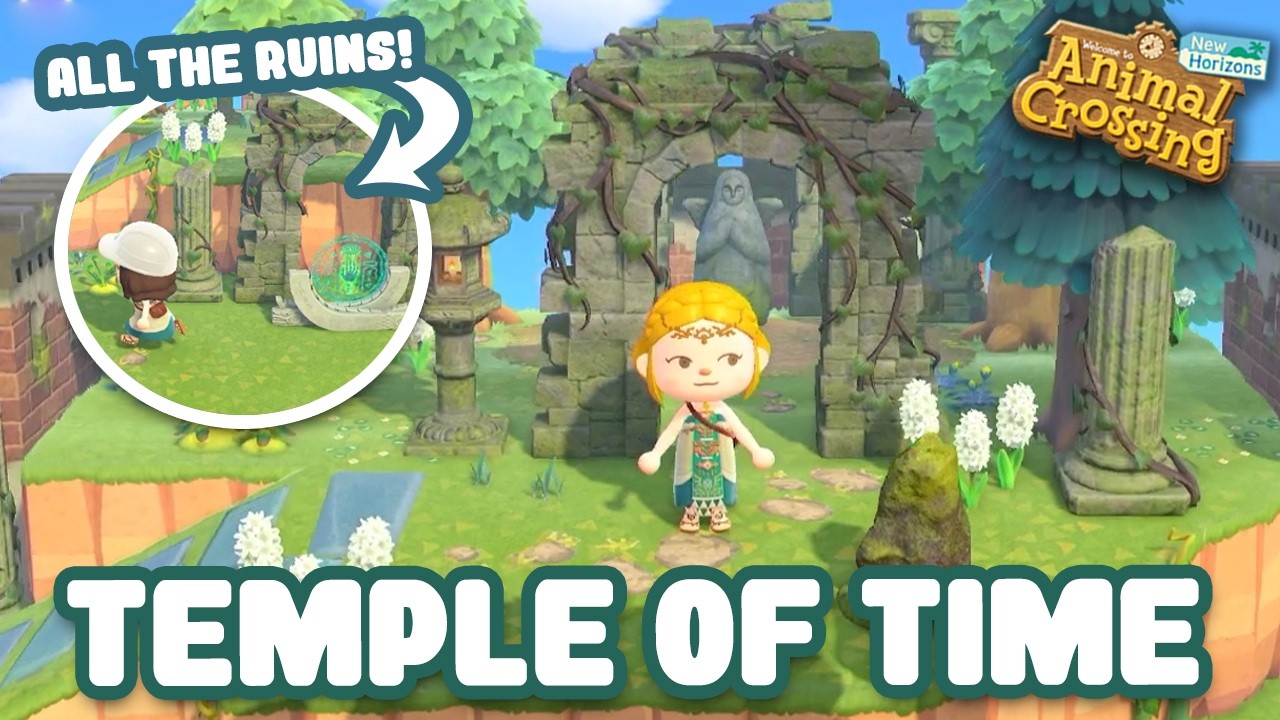 Ruined Temple of Time! | Hyrule Slumber Island | Animal Crossing New Horizons