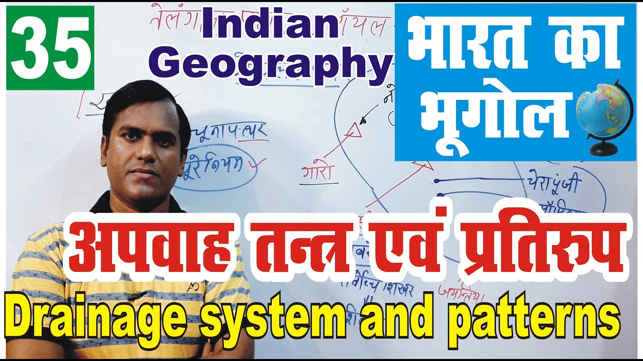 drainage system and river patterns (Rivers of India)  || Geography of India#upsc #geography_of_india