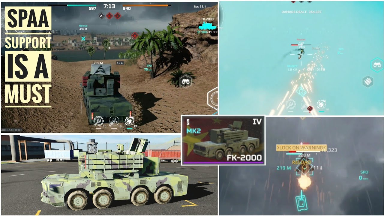 MWT Tank Battles FK-2000 tier IV limited alpha spaa gameplay