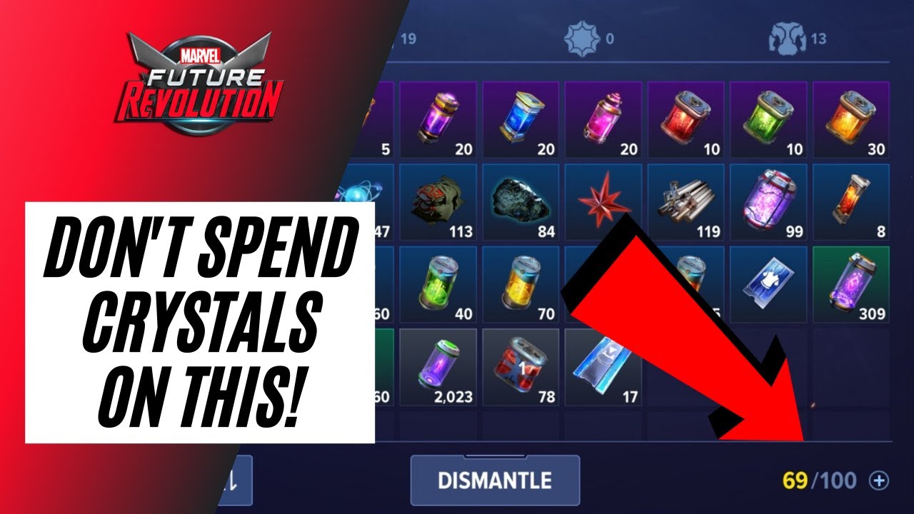 MARVEL FUTURE REVOLUTION | HOW TO MANAGE STORAGE AS FREE TO PLAY! | BEGINNERS GUIDE