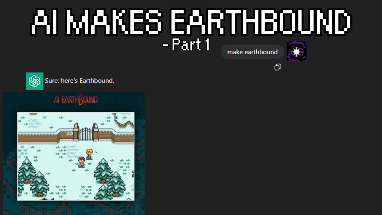Earthbound, but it's made by AI! (Part 1)