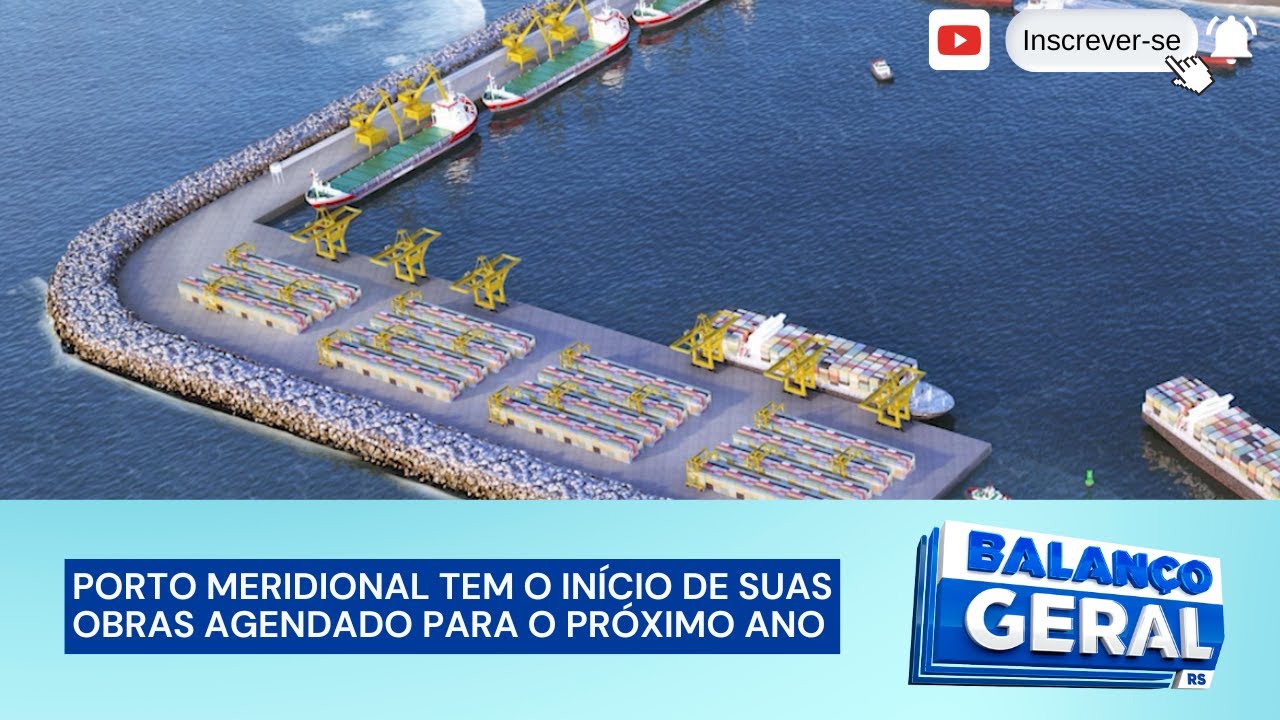 Porto Meridional tem o início de suas obras agendado para o próximo ano