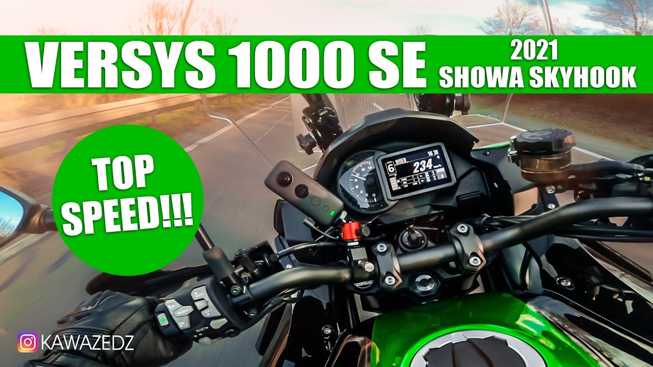 VERSYS 1000 SE mit Showa Skyhook 2021 - TOP SPEED