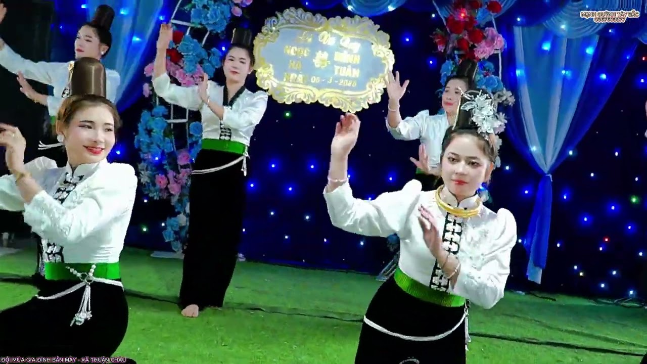 INH LẢ ƠI - ĐỘI MÚA GIA ĐÌNH THỂ HIỆN MỪNG LỄ VU QUY [[ NGỌC HÀ & MINH TUÂN ]] TẠI BẢN MẢY C.PẤC