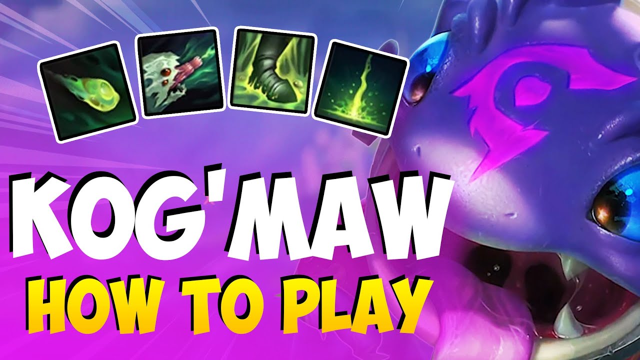 HOW TO PLAY KOG'MAW ADC FOR BEGINNERS | KOGMAW Guide Season 11 | League of Legends