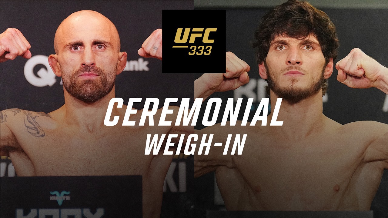 UFC 333: Церемония взвешивания