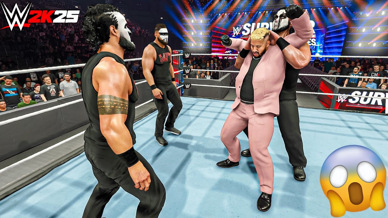 MFTs уничтожает Соло Сикоа на Survivor Series — геймплей WWE 2K25