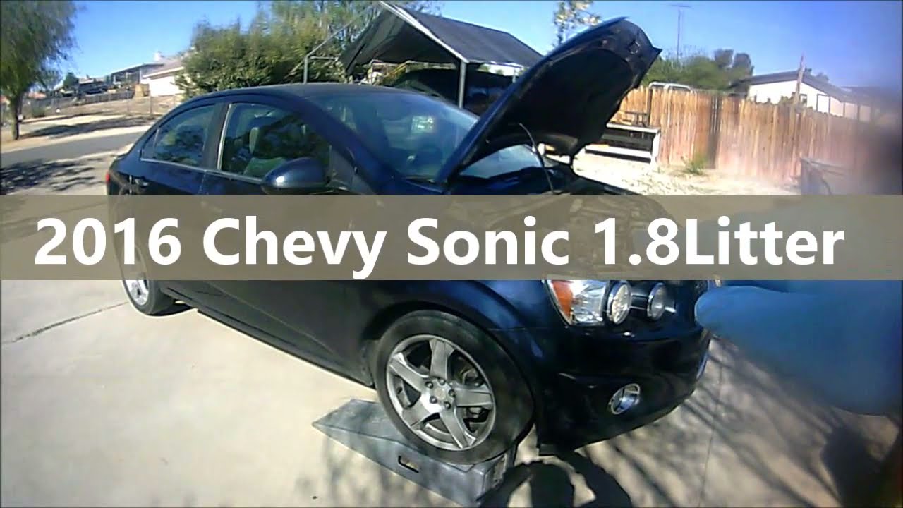2011-2016 Chevy Sonic Oil Change