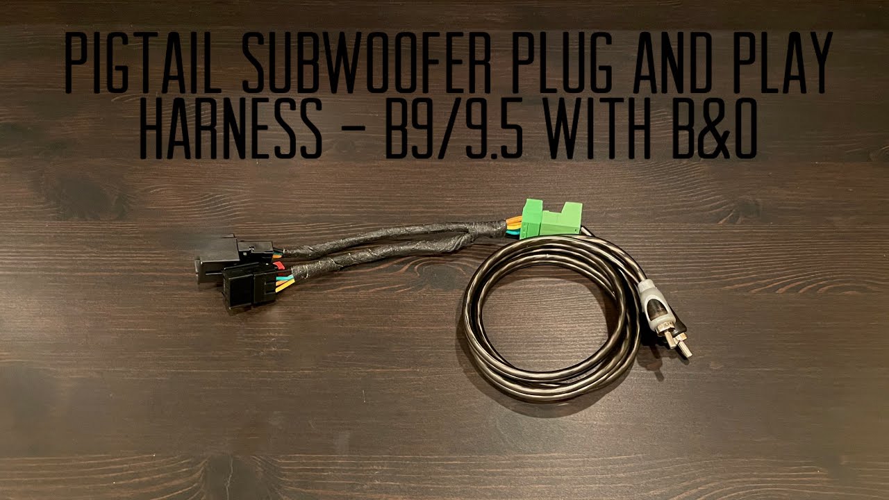 New Pigtail Subwoofer Plug and Play Harness - Audi B9/9.5 A/S4, A/S/RS 5, Q/SQ 5 - E3