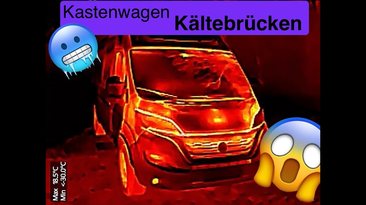 Kastenwagen Kältebrücken Ducato Wärmebild Winter