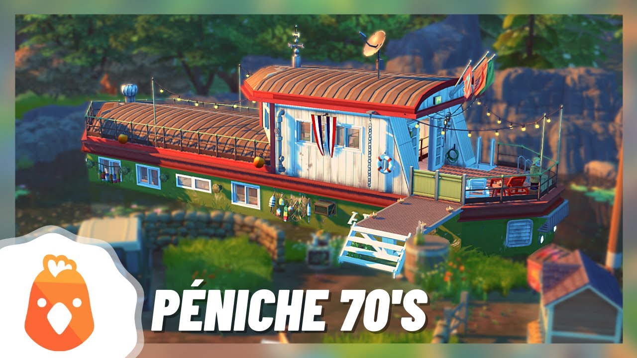 Un petit tour en péniche rétro ? | SIMS 4
