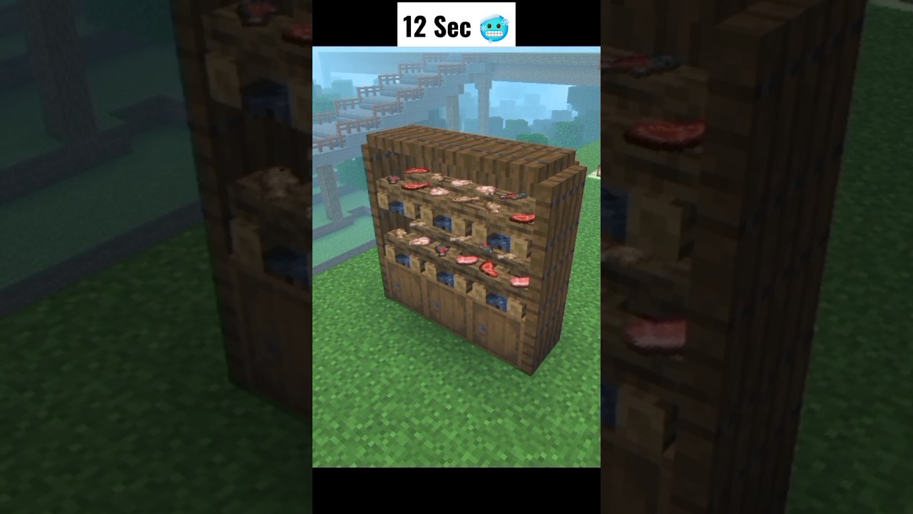 Minecraft Build hack | Meat Shop 🤤