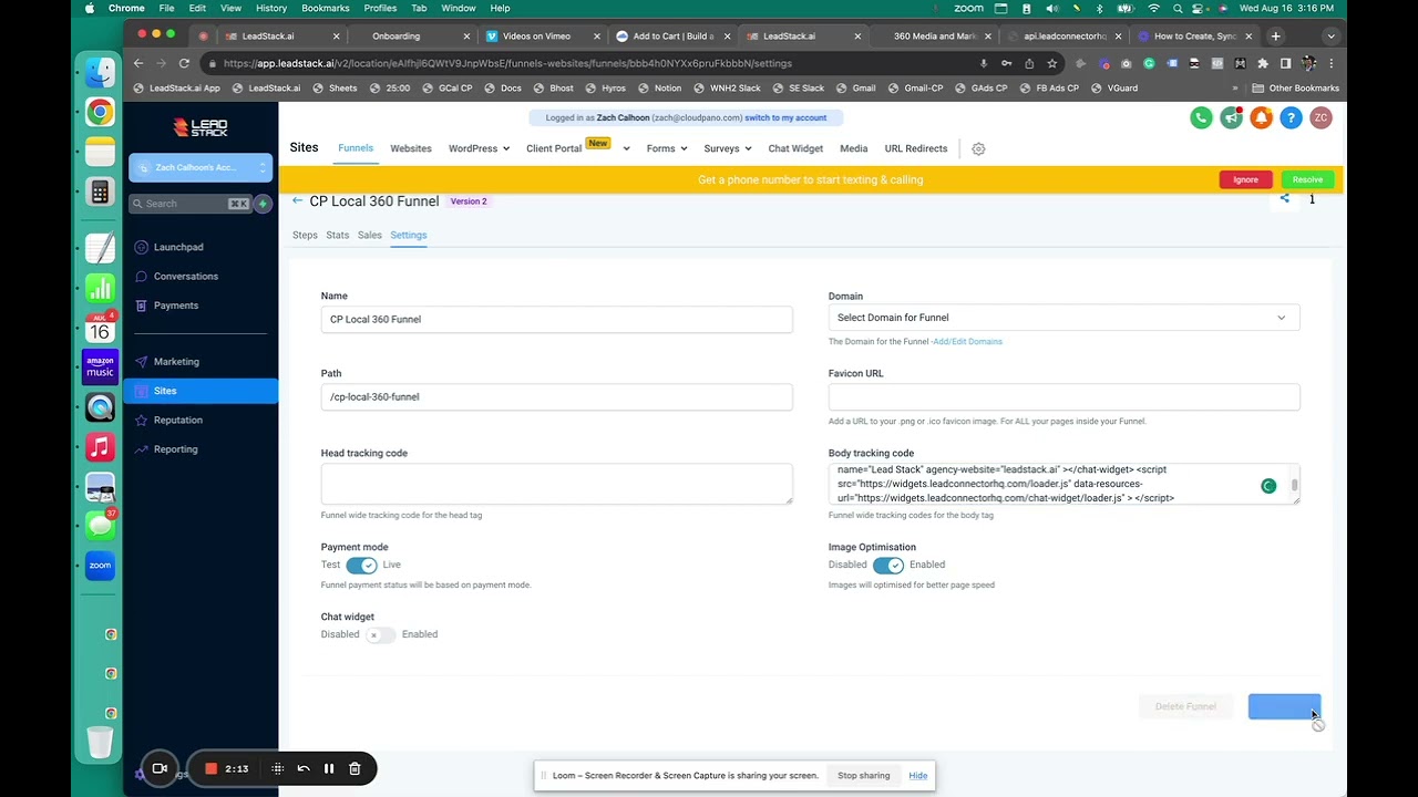 Adding a Chat Widget to Any Website Tutorial   LeadStack