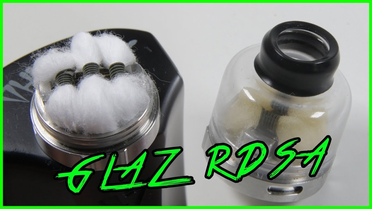 GLAZ RDSA: DRIPPER DA 30 MM CON CAP IN VETRO BY STEAM CRAVE ITA