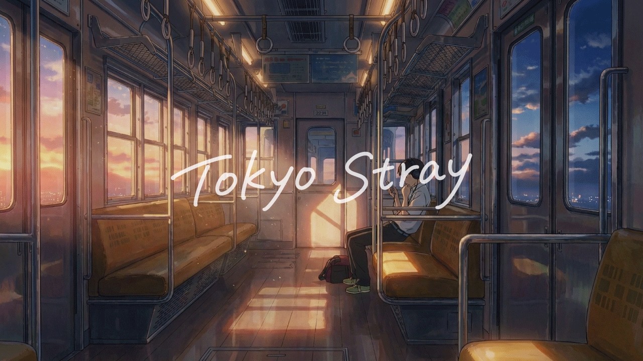 studying on the evening train 🌇 lofi hip hop to focus / study beats