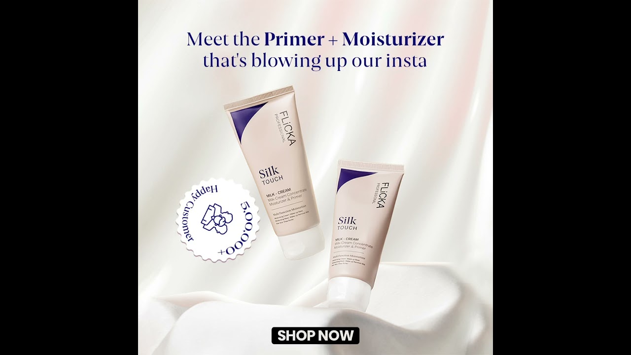 Silky Smooth Skin Starts Here – Hydrate, Prime & Glow with Flicka’s Silk Touch ✨  