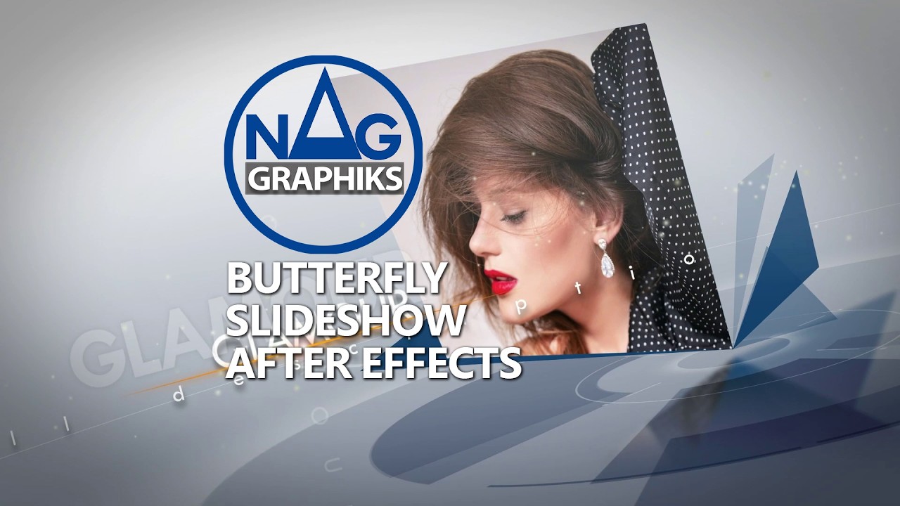 Butterfly Slideshow Nag graphiks Tuto No plugin After effects Project 128