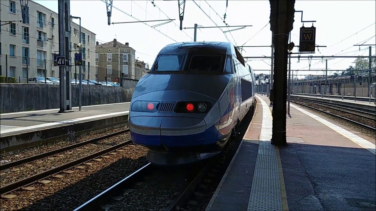 Valence Ville mit TGV und TER