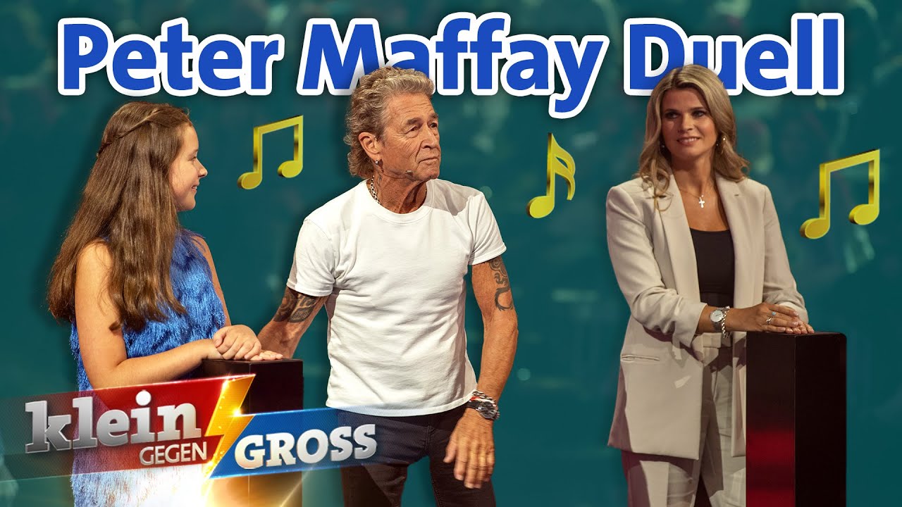 Wer erkennt mehr Songs? @PeterMaffayOffiziell vs. Daria (12) | Klein gegen Groß