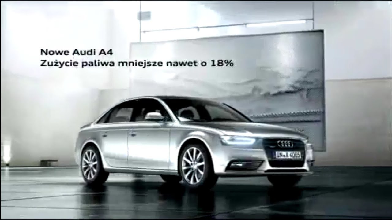 Reklama Nowe Audi A4 B8 (FL) 2012 Polska