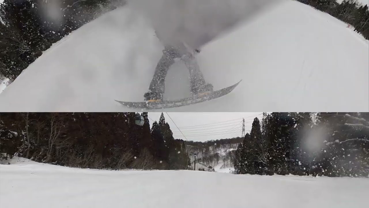 神樂雪場6E纜車F1接E1雪道