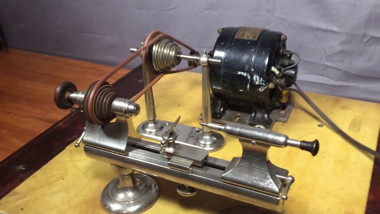Hopkins Watch Tool Co Watchmaker's Lathe Demonstration